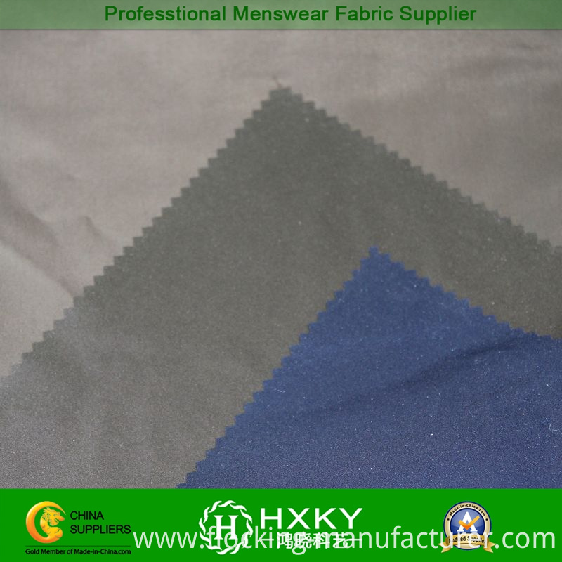 100%Polyester Semi Memory Fabric for Men's Down Jacket